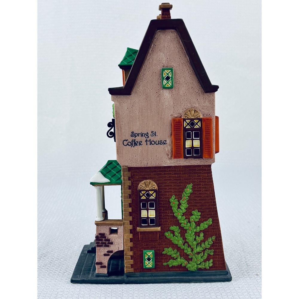 Department 56 Christmas in the City Spring St Coffee House 55433 Retired 1993